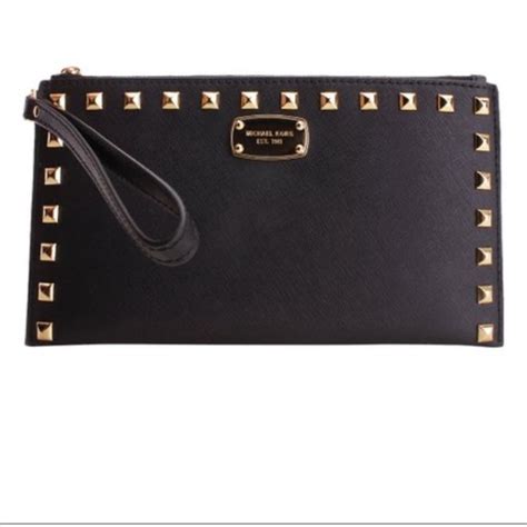 cheap wristlets michael kors|michael kors studded wristlet.